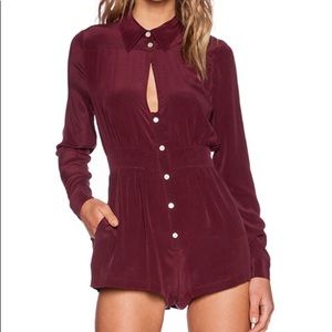 SCF RILEY PLUM ROMPER